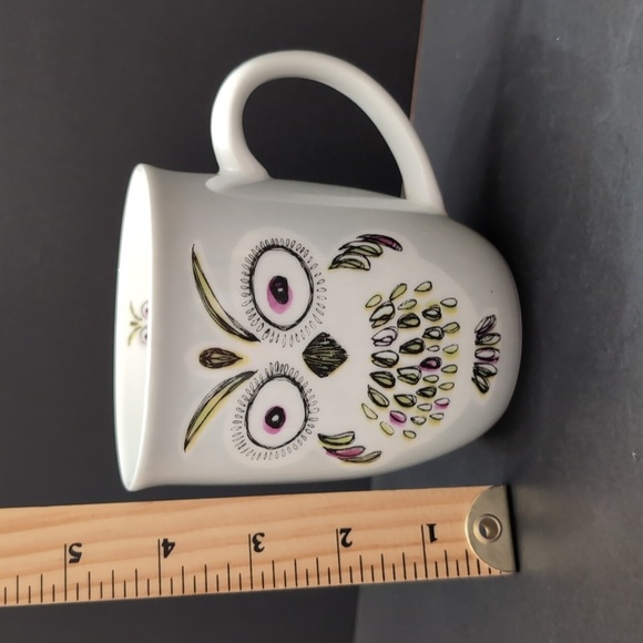 OWLS Collectable Vintage Design White Ceramic Mug - Picture 7 of 7